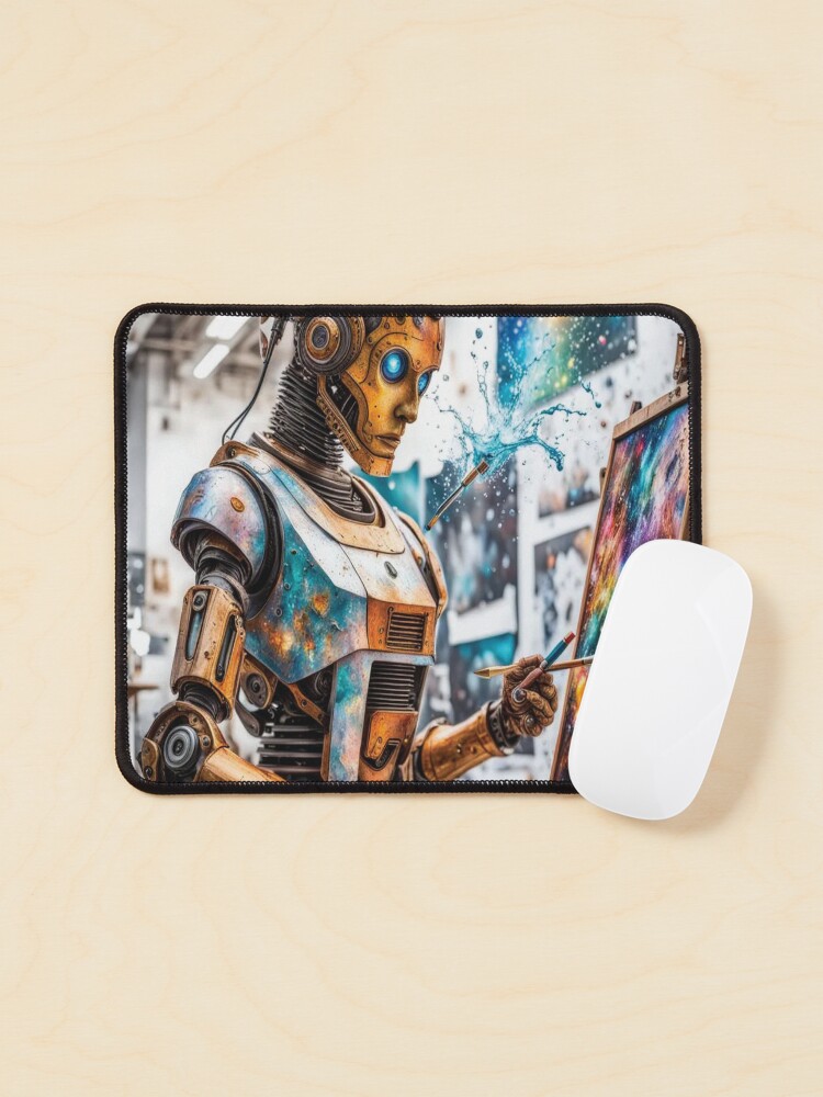 Thumbnail 1 of 5, Mouse Pad, Cosmic Creativity Android Canvas designed and sold by IncekObesh.