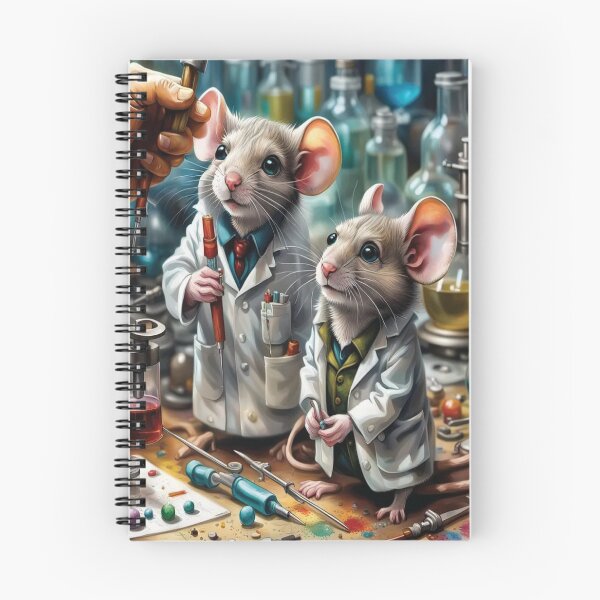 Item preview, Ingenious Lab Mice Illustration	 designed and sold by IncekObesh.