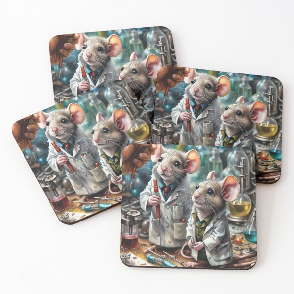 Item preview, Ingenious Lab Mice Illustration	 designed and sold by IncekObesh.