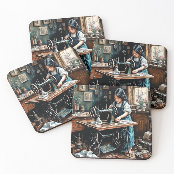 Item preview, Timeless Craft Vintage Sewing Room Artwork	 designed and sold by IncekObesh.