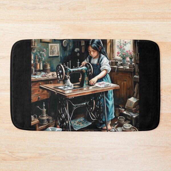 Item preview, Timeless Craft Vintage Sewing Room Artwork	 designed and sold by IncekObesh.