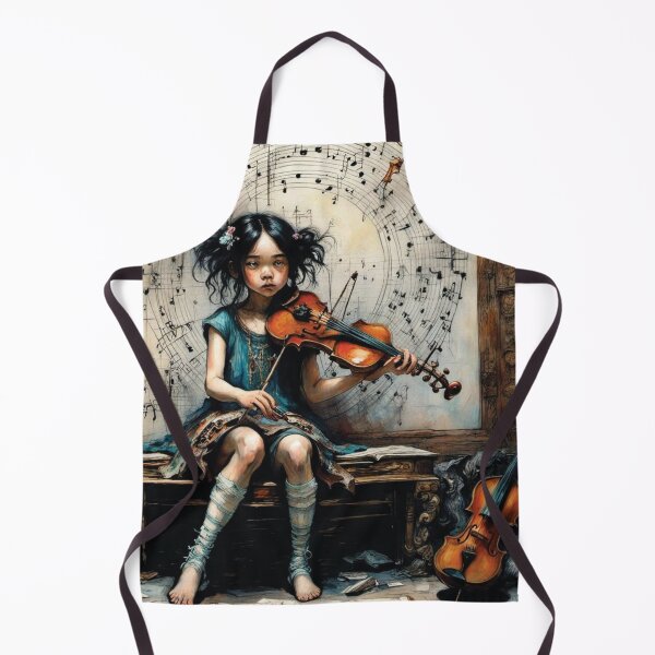 Item preview, Melody of Solitude Violin Art designed and sold by IncekObesh.