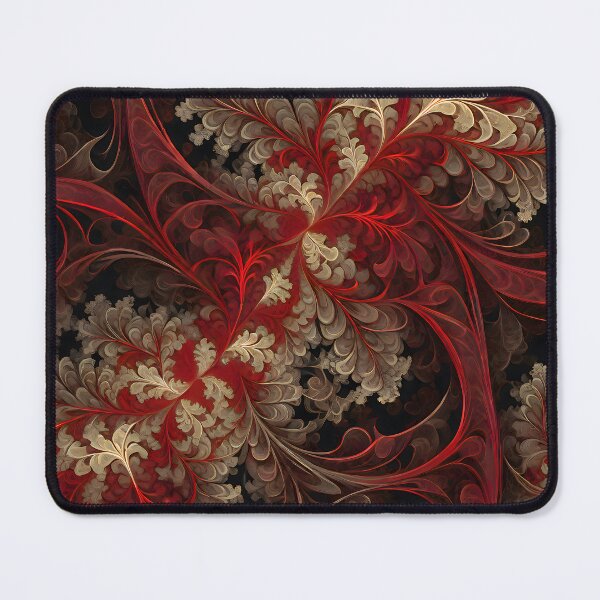 Item preview, Abstract Fractal: Red and Beige Symmetric Delight designed and sold by MrKATORSKI.