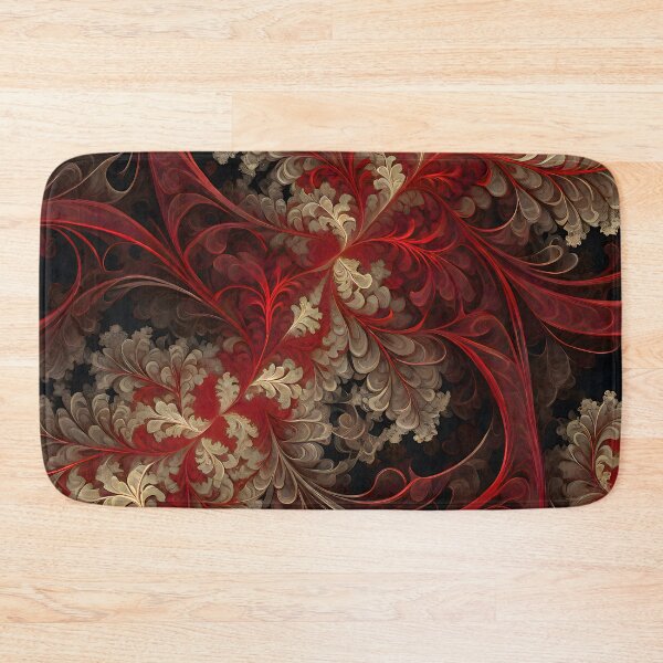 Item preview, Abstract Fractal: Red and Beige Symmetric Delight designed and sold by MrKATORSKI.