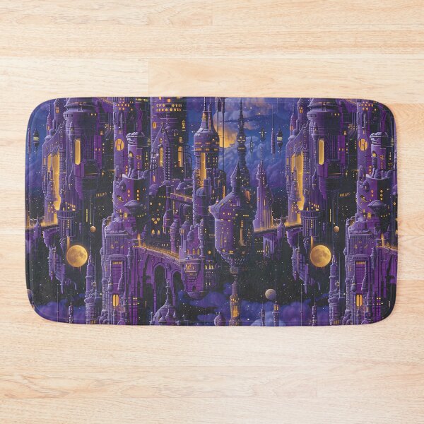 Item preview, Midnight Quantum City - Seamless designed and sold by GalacticLabs.