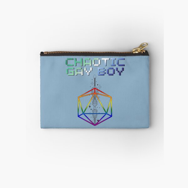 Item preview, Chaotic Gay Boy Pride Flag Colors, Gay D20, Gay D&D Design 2 designed and sold by Travelslightly.