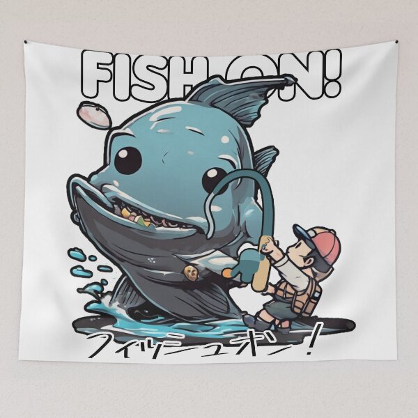 Item preview, Reel in the Fun: Fishing Designs designed and sold by CoolEnthusias.