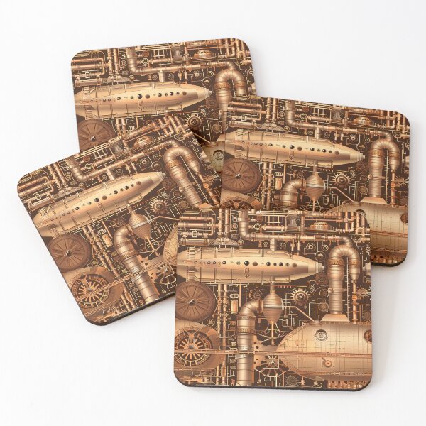 Item preview, Copper Steamship - Seamless designed and sold by GalacticLabs.