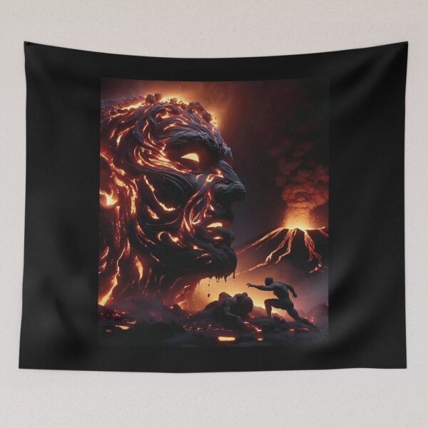 Item preview, Volcanic Echoes: Fiery Soul Portrait	 designed and sold by BilliMacat.