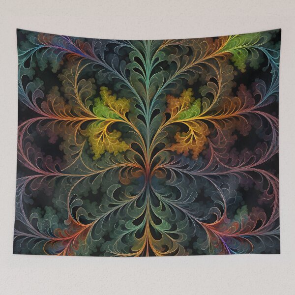 Item preview, Abstract Fractal: Colorful Symmetric Delight designed and sold by MrKATORSKI.