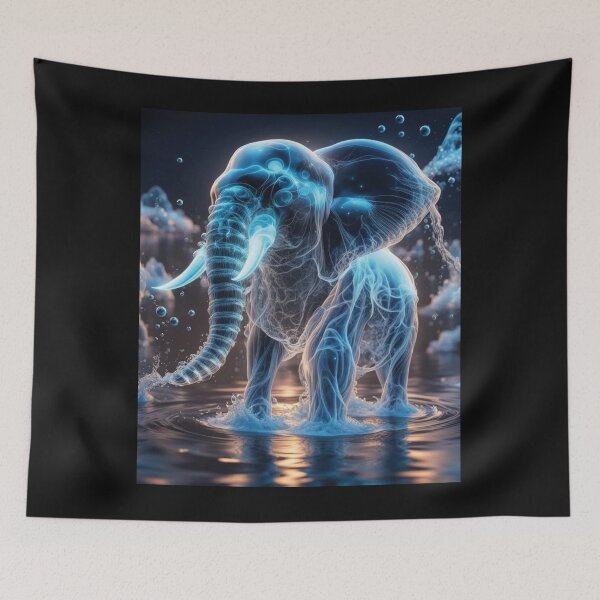 Item preview, Ethereal Elephant Underwater Art	 designed and sold by DavekEmezy.
