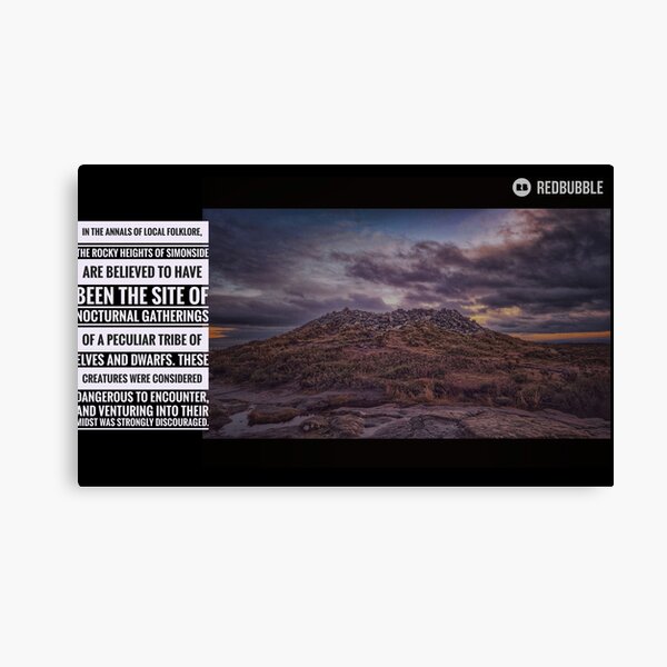 Item preview, Simonside Ridge, with text designed and sold by SoulCyclist.