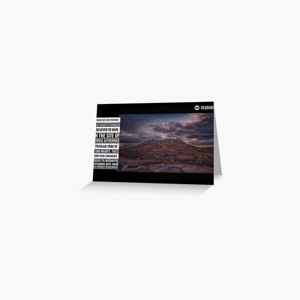 Item preview, Simonside Ridge, with text designed and sold by SoulCyclist.