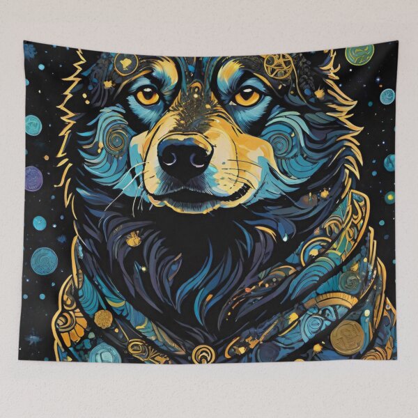 Item preview, starry night doge designed and sold by optimusprime39.