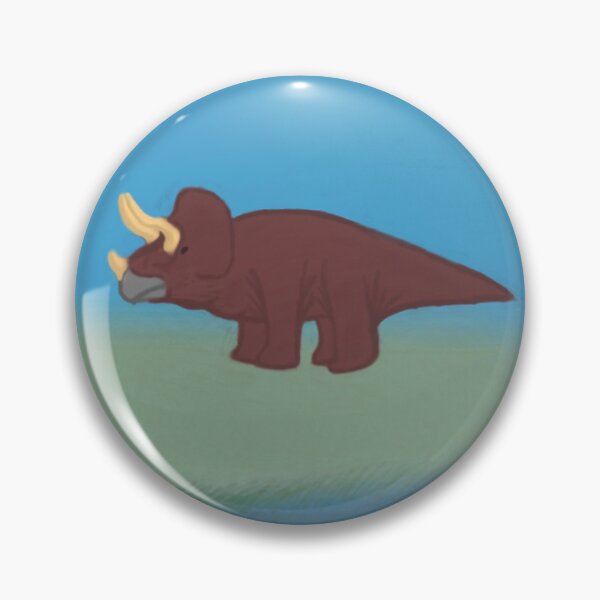 Item preview, Triceratops standing in plains lake designed and sold by Deinocheirus1.