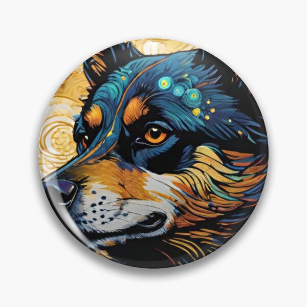 Item preview, starry night style doge designed and sold by optimusprime39.