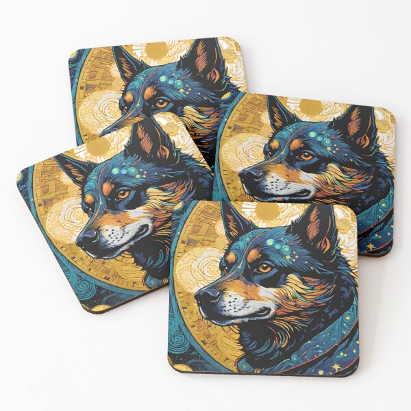Item preview, starry night style doge designed and sold by optimusprime39.