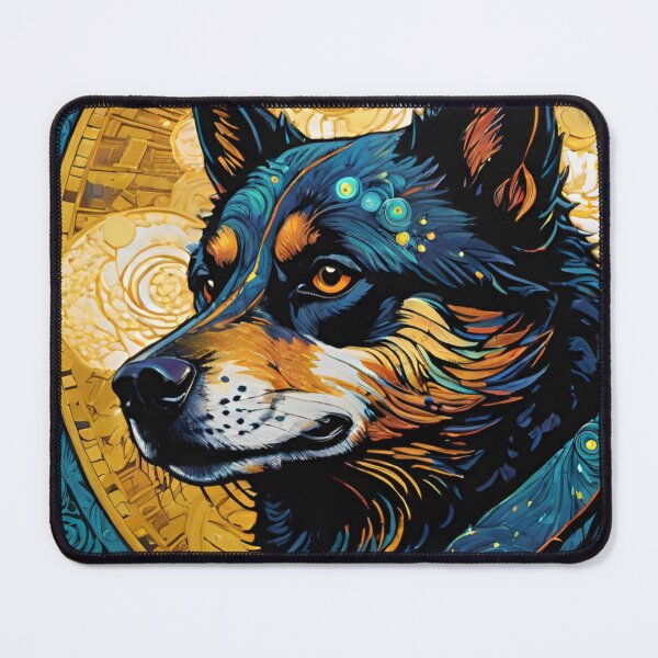 Item preview, starry night style doge designed and sold by optimusprime39.