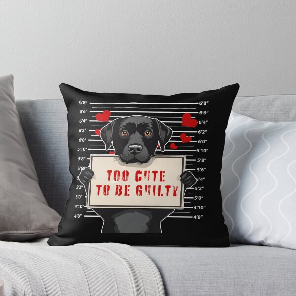 Item preview, Funny T-shirt with labrador retriver  Prisoner Dog Labrador Retriver  "Too Cute To Be Guilty" designed and sold by GoodyPaws.