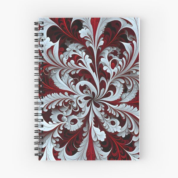 Item preview, Abstract Fractal: Red and White Symmetric Magic designed and sold by MrKATORSKI.