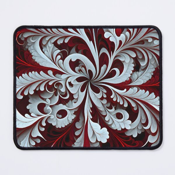 Item preview, Abstract Fractal: Red and White Symmetric Magic designed and sold by MrKATORSKI.