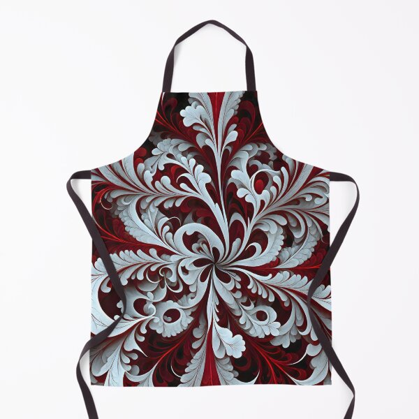 Item preview, Abstract Fractal: Red and White Symmetric Magic designed and sold by MrKATORSKI.