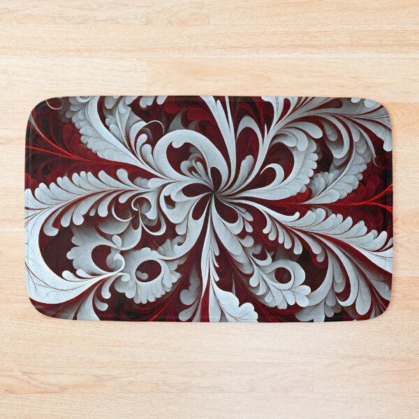 Item preview, Abstract Fractal: Red and White Symmetric Magic designed and sold by MrKATORSKI.