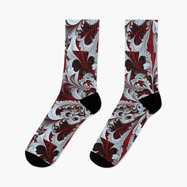 Item preview, Abstract Fractal: Red and White Symmetric Magic designed and sold by MrKATORSKI.