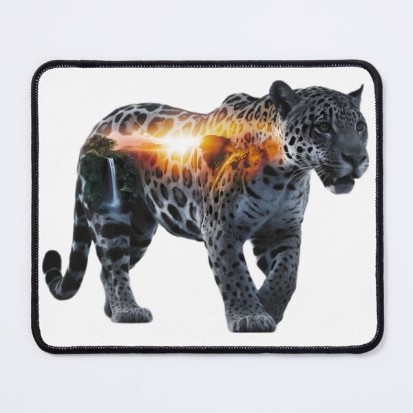 Item preview, Jaguar With Jungle Sunrise designed and sold by PlanetMarker.