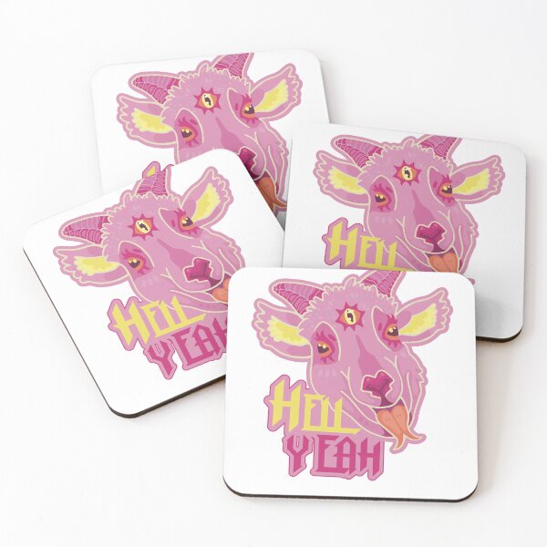Item preview, Heck Yeah Pink Goat designed and sold by SpookyCuteCharm.
