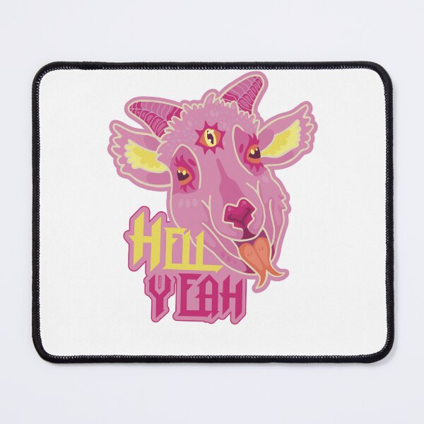 Item preview, Heck Yeah Pink Goat designed and sold by SpookyCuteCharm.