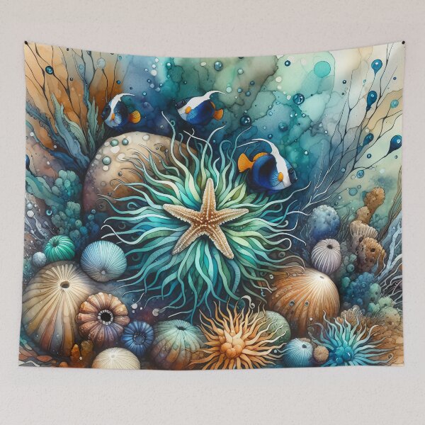 Item preview, Anenomies & Starfish Friends designed and sold by Mermaid's Whimsy.