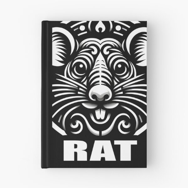 Item preview, Rat line drawing - white/black (3) designed and sold by fatimah-SL.
