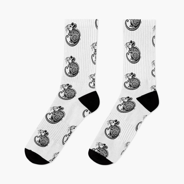 Item preview, Rat line drawing - white/black (4) designed and sold by fatimah-SL.