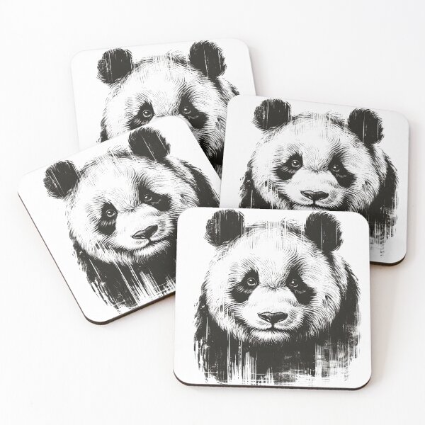 Item preview, Portrait of a Panda Bear designed and sold by HippieFarms11.