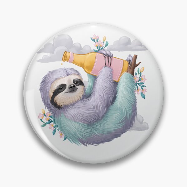Item preview, Beer Drinking Sloth Shirt designed and sold by PeelZinc.