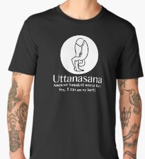UTTANASANA FUNNY YOGA ASANA Men's Premium T-Shirt