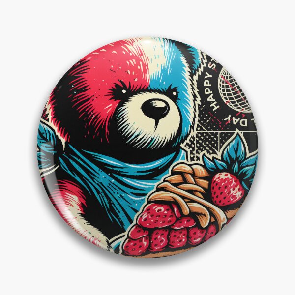 Item preview, Precious Moment Bear Strawberry Pie designed and sold by UBdesign.