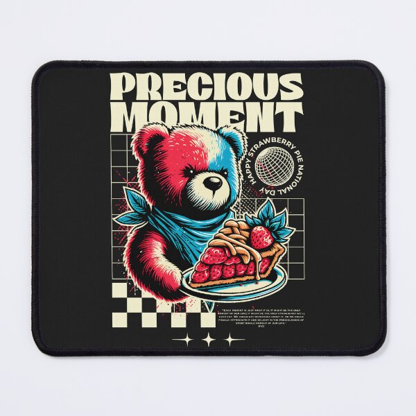 Item preview, Precious Moment Bear Strawberry Pie designed and sold by UBdesign.