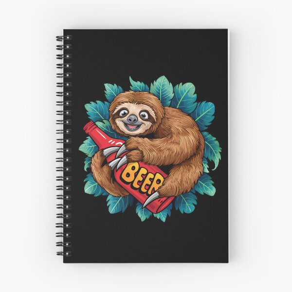 Item preview, Beer Drinking Sloth Shirt designed and sold by PeelZinc.