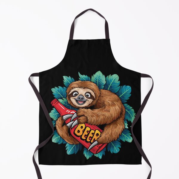 Item preview, Beer Drinking Sloth Shirt designed and sold by PeelZinc.