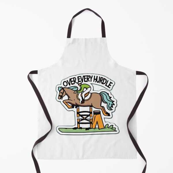 Item preview, Equestrian Jumping - Over Every Hurdle Motivational Design designed and sold by NiftyWrx.
