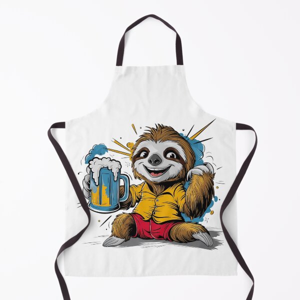 Item preview, Beer Drinking Sloth Shirt designed and sold by PeelZinc.