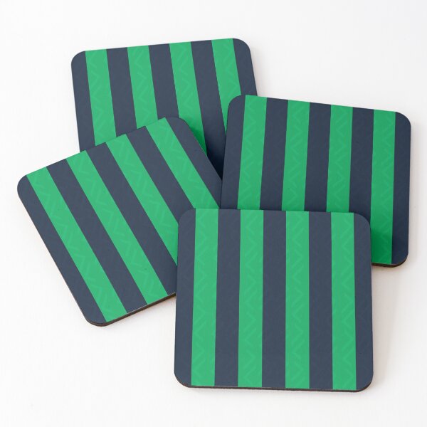 Item preview, Coventry City Retro 1994 Away Green and Navy Stripes designed and sold by Sporting Colour.