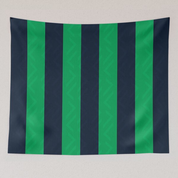 Item preview, Coventry City Retro 1994 Away Green and Navy Stripes designed and sold by Sporting Colour.