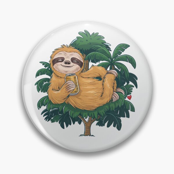 Item preview, Beer Drinking Sloth Shirt designed and sold by PeelZinc.