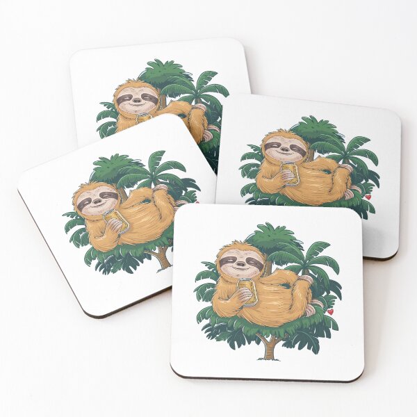 Item preview, Beer Drinking Sloth Shirt designed and sold by PeelZinc.