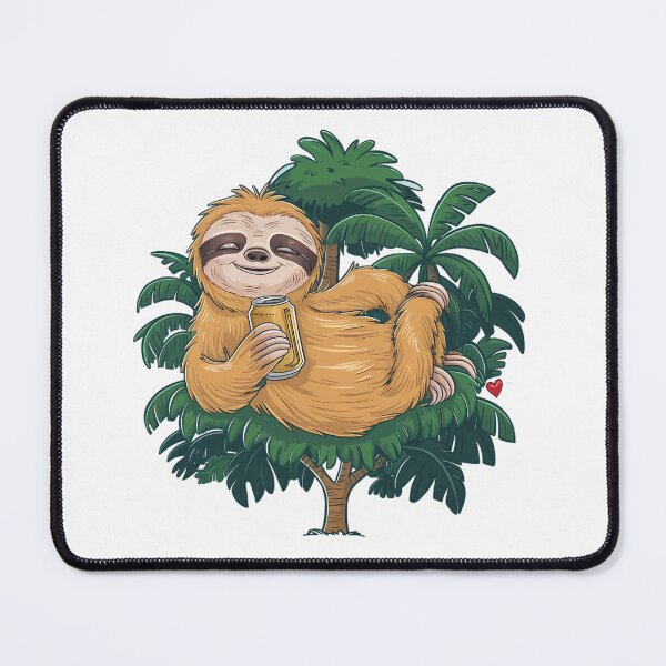 Item preview, Beer Drinking Sloth Shirt designed and sold by PeelZinc.