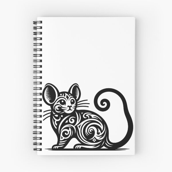 Item preview, Rat line drawing - white/black (4) designed and sold by fatimah-SL.
