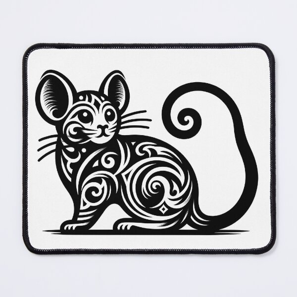 Item preview, Rat line drawing - white/black (4) designed and sold by fatimah-SL.
